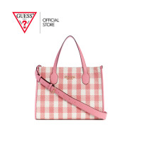 ราคา GUESS กระเป๋า รุ่น GG866522 SILVANA 2 COMPARTMENT TOTE สีชมพู (22191011119)