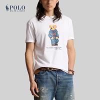 ราคา Polo Ralph Lauren เสื้อยืดผู้ชาย Classic Fit Polo Bear Jersey T Shirt รุ่น MNPOTSH1N822488 สีขาว (22719622713)