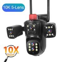 ราคา LS VISION Gratis ongkir 4K 8MP คู่เลนส์180อัลตร้าองศา IP Wi Fi กล้องวงจรปิดกลางแจ้งไร้สายกันน้ำตรวจจับมนุษย์สีกล้องภาพกลางคืน PTZ กล้องวงจรปิด (22311525744)