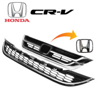 ราคา พร้อมส่ง กระจังหน้า HONDA CR V CRV ปี 2010 20211 สีดำ แต่งขอบโครเมี่ยม (21648763255)