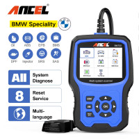 ราคา ANCEL BM700 เต็มระบบเครื่องมือวิเคราะห์ BMW เต็มระบบ OBD2 สแกนเนอร์หัวฉีดรหัส EPB SAS ABS น้ำมันรีเซ็ตรถอ่านรหัสสำหรับ BMW (21303067496)