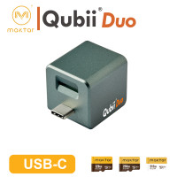 ราคา Qubii Duo USB C แฟลชไดรฟ์ เก็บข้อมูล ตัวจัดเก็บข้อมูลมือถือ Auto Backup memory type c for iOS Android (22097348856)