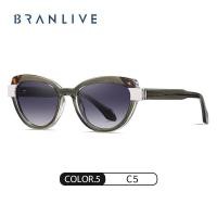 ราคา BRANLIVE DC แว่นกันแดด Cat Eye Classic Shades แว่น polaroid (22709812216)