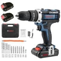 ราคา bosch สว่านไร้สาย สว่าน 299V 3 ระบบ มีระบบกระแทก แบตเตอรี่ Li ion อย่างดี 2ก้อน สว่าน ไร้สาย สว่านแบต (22948364655)