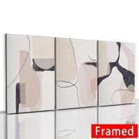 ราคา มีกรอบ 1ชุด3ชิ้นกรอบผนังศิลปะบนผืนผ้าใบสำหรับติดกำแพงกรอบรูกติดผนังใหญ่ทันสมัยโปสเตอร์เข้ากรอบศิลปะตกแร่งบ้านภาพวาดผ้าใบติดผนัง (20523083274)