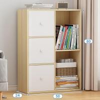 ราคา ชั้นวางหนังสือ ชั้นเก็บของ ตู้หนังสือ ตู้เก็บของ 3 ชั้น ชั้นวางหนังสือเข้ามุม ห้องนั่งเล่นห้องทำงานเรียบง่าย เนื้อไม้MDF (22973925700)