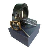 ราคา เข็มขัดหนังวัวแท้ Italy หัวทองเหลืองแท้ คุณภาพเกรด premium นำเข้าจาก Italy แท้ เข็มขัดหนังแท้ ชาย ถอดหัวได้ (21283170329)