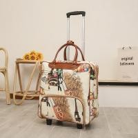 ราคา Travelcul กระเป๋าเดินทาง กระเป๋าเดินทางกันน้ํา กระเป๋าเดินทางหนัง PU รถเข็นกระเป๋าเดินทาง 360 ล้อสปินเนอร์ (22868627950)