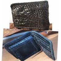 ราคา เยี่ยมชมได้ที่ร้าน HitHot หนังจระเข้แท้ กระเป๋าสตางค์2พับสั้น ทั้งภายนอก ภายใน ถักขอบตลอดใบด้วยเชือกหนังถัก (11928512608)