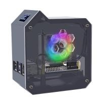 ราคา ชุดรูปหอคอยเล็ก52Pi สำหรับ Raspberry Pi 5เคสพร้อมทาวเวอร์คูลเลอร์น้ำแข็งโมดูล OLED ขนาด0 96นิ้วสำหรับ Raspberry Pi 5 8GB 4GB (22616895788)