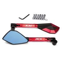 ราคา อุปกรณ์กระจกมองข้างสำหรับรถยนต์ฮอนด้า PCX125 PCX 125 PCX150 PCX 150 PCX160 PCX 160 Kaca Spion Motor อลูมิเนียม CNC (20720380874)