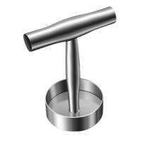 ราคา 304 Stainless Steel Hamburger Meat Cake Press Burger Patty Maker Mold Manual Cake Beef Pork Rice Press Grill Meat Tools Easy to Use (22604234714)
