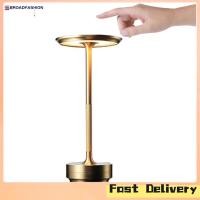 ราคา Broadfashion Retro Simple Desk Lamp Usb Rechargeable Portable 3 color Light Stepless Dimming Touch Desk Lamp For Restaurant Bar (22311145700)