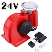 ราคา 12V 300DBแตรลมมอเตอร์ แตรลมไฟฟ้าแบบเสียงคู่ ดังไพเราะดังกังวาลHORN แตรไฟฟ้า ปากสีแดง (22721459425)