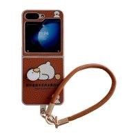 ราคา เคส Samsung Z พลิก6 5 4 3 Vivo X N2 Oppo Find พลิก N3พลิก Huawei Nova Flip Honor Magic V Xiaomi พลิกเคสหนังโทรศัพท์มือถือแบบพับวางเป็ดแบนสายคล้องมือป้องกันการตก (22982360157)