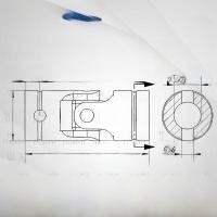 ราคา เกียร์ความแม่นยําขนาดเล็ก Cross Universal Joint Coupling เจาะ ด้ายอุปกรณ์เสริมเครื่องหลายแกนอุปกรณ์ Sharp ยี่ห้อ (21151225089)
