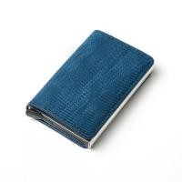 ราคา Bycobecy Anti theft Wallet Rfid Blocking Smart Wallet Men Leather Vintage Wallet Aluminum Box Case Card Holder Wallet Mini Purse (19688716735)