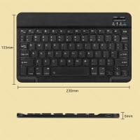 ราคา คีย์บอร์ดไทย ใหม่แบ็คไลท์ไล่โทนสี Bluetooth keyboardเมาส์ไร้สายคีย์บอร์ดiPadเหมาะสำหรับแท็บเล็ต Android IOS แป้นพิมพ์ภาษาไทย (23000478967)