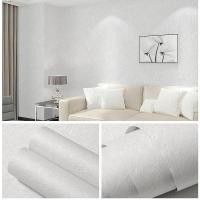 ราคา 10m Pvc สติ๊กเกอร์ติดผนัง มีกาวในตัว ผ้าลินิน wallpaper ติดผนัง วอลเปเปอร์ตกแต่งบ้าน (22582858478)