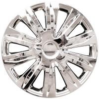 ราคา ฝาปิดขอบล้อเหล็กชุบโครเมียมสําหรับยาง 13 14 15 16 นิ้ว ฝาครอบขอบล้อกระจกสําเร็จรูป (14367389746)