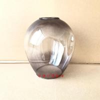 ราคา ฝาครอบโคมไฟแก้วชุบด้วยไฟฟ้าสีชาลายจุดเว้าสองช่องฝาครอบโคมไฟแก้วแบบใสสำหรับเพศตรงข้ามโคมไฟระย้าโมเลกุลสไตล์นอร์ดิกฝาครอบโคมไฟแก้ว (16933408290)