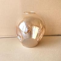 ราคา ฝาครอบโคมไฟแก้วชุบด้วยไฟฟ้าสีชาลายจุดเว้าสองช่องฝาครอบโคมไฟแก้วแบบใสสำหรับเพศตรงข้ามโคมไฟระย้าโมเลกุลสไตล์นอร์ดิกฝาครอบโคมไฟแก้ว (16933408294)