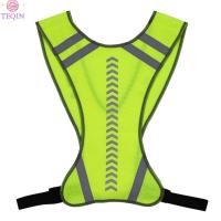 ราคา TEQIN Reflective Night Running Vest High Visibility Reflective Vest Safety Vest With Elastic Strap For Night Hiking Cycling (22522786490)