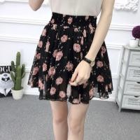 ราคา ฤดูร้อน 2024 สูง เอว ผ้าชีฟอง สด ลายดอก ครึ่ง กระโปรง พรางหุ่น Tulle กระโปรงสั้น สไตล์เกาหลี หลวม ยืดได้ กระโปรง (20121064384)