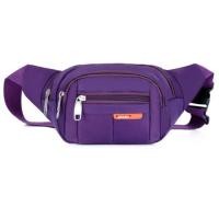 ราคา COD กระเป๋าสไตล์สปอร์ต คาดอก คาดเอว สะพายข้าง ไนล่อนกันน้ำ Sport Bag 4 สี ดำกรมท่าน้ำเงินม่วง (22959189208)