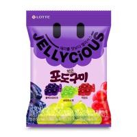 ราคา ขนมเกาหลี ลอตเต้ เวลล์ฟู้ดเยลลี่ Lotte Jellycious 젤리셔스 รวมเยลลี่เกาหลี 56g 72g (21022752390)