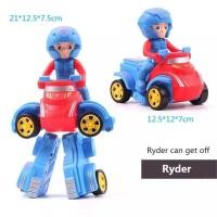 ราคา Paw Patrol Transforming Robot Car ของเล่นเพื่อการศึกษาสำหรับเด็ก รถของเล่น (22960289471)