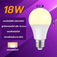 ราคา รับประกัน 2 ปี หลอดไฟ LED e27 ขั้วหลอดบับ ไฟ led220v สว่างมาก หลอดไฟปิงปอง5W7W9W13W15W18W24W แสงวอร์ม แสงขาว มีมอก หลอดไฟขั้วเกลียว (22099788015)