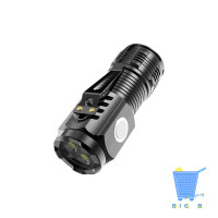 ราคา ไฟฉายแรงสูง มีเเบตในตัว ไฟฉาย led น้ำหนักเบา CREE LED usb charge 3mode Flashlights Miniไฟฉายสว่างมาก (22770505489)