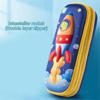 ราคา เคสกระเป๋าใส่ดินสอความจุมากกระเป๋าเครื่องเขียนกล่องดินสอการ์ตูนสองชั้น1ชิ้นอุปกรณ์สำนักงานปากกา EVA 3มิติ (22718304281)