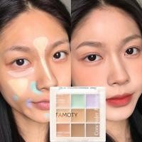 ราคา Opaleral คอนซีลเลอร์พาเลท 9 สีปกปิดรอยสิวคอนซีลเลอร์ไบรท์เทนนิ่งคอนซีลเลอร์ติดทนนาน (22788053723)