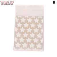 ราคา TELV 50ชิ้นเครื่องประดับดาวพลาสติกใสถุงมีกาวในตัวที่ใส่การ์ดขนมรูปตัวการ์ตูนถุงใส่ของขวัญ (22537687671)