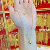 ราคา สร้อยคอทองครึ่งสลึงYHGOLD โซ่ระย้า ทองเยาวราชแท้ 96 5 มีใบรับประกัน (16218956118)