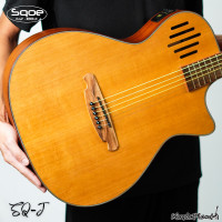 ราคา Sqoe กีตาร์โปร่งไฟฟ้า รุ่น SQ J (21872220742)