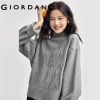 ราคา GIORDANO Women Sweaters High Neck Wave Cable Knit Sweaters Thick Warm Smooth Pullover Simple Fashion Casual Sweaters 18354222 (22941414961)
