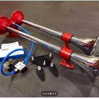 ราคา แตรด่วน 2 ปาก แตรบ้านโป่งยอดฮิต แตรลมไฟฟ้า ใช้ได้ทั้ง 12v 24v แตรลมไฟฟ้า 2 ปากใหญ่ ใช้ได้ทั้งรถบรรทุกรถบัสรถกะบะ จังหวัด 3 ช่ามันๆ ตูดเหล็กหนา ตั้งเสียงได้ ทนทาน เสียงดังมาก ๆๆ พร้อม ชิลินอย (15756946