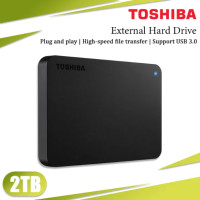 ราคา toshiba ฮาร์ดดิสก์แบบพกพา HDD 2TB 1TB external hard disk ของแท้ ที่เก็บข้อมูลแบบพกพา การประกันคุณภาพ รับประกัน 3 ปี (20870883694)