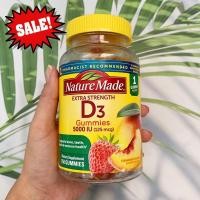 ราคา 70 OFF ราคา Sale โปรดอ่านรายละเอียดสินค้า EXP 11 2024 วิตามินดี แบบเคี้ยว 3 Vitamin D3 Extra Stregth 5000IU 125mcg Nature Made (21916082425)
