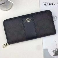 ราคา Coâćh กระเป๋าสตางค์ผู้หญิงแท้ F52859 กระเป๋าสตางค์ซิปยาว (22276788141)