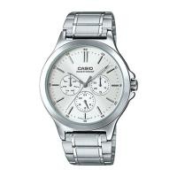 ราคา Casio Standard นาฬิกาข้อมือผู้ชาย สายสแตนเลส รุ่น MTP V300MTP V300DMTP V300D 7A CMG สีเงิน (1283906377)