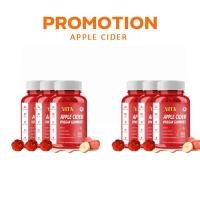 ราคา VITEEY Apple Cider Vinegar Gummies แอปเปิ้ลไซเดอร์ โมเลกุลแอปเปิ้ลไซเดอร์ วีเนก้าร์ วิตามินซี แบบเม็ด (22059736562)