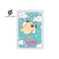 ราคา ทองคำแท่ง 0 3 กรัม ลาย Unicorn Puppy ทองคำ 96 50 GCAP GOLD จัดส่งฟรี แผ่นทอง การ์ดทอง ทองแท้ (22959109853)