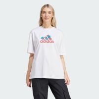 ราคา adidas Lifestyle Flower Pack Badge of Sport Tee Women White IT1421 (22434788879)