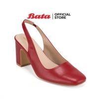 ราคา Bata บาจา รองเท้าส้นสูงรัดส้น สูง 3 นิ้ว ใส่ออกงาน สำหรับผู้หญิง สีเบจ 7617254 สีแดง 7615254 สีดำ 7616254 (22863959180)