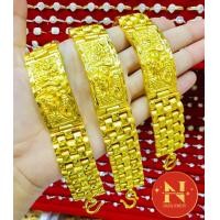 ราคา สร้อยข้อมือทอง น้ำหนัก 5 บาท มี4 ลาย สร้อยเสมือนจริง ใส่ออกงานสวยๆๆ นพคุณห้างทอง (19473215201)