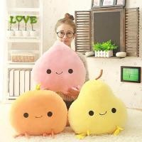 ราคา หมอนตุ๊กตาน่ารักCushionสีส้มพีชPear Mangoตุ๊กตาผลไม้Plushตุ๊กตาของขวัญวันเกิดสำหรับหญิง (21283517571)